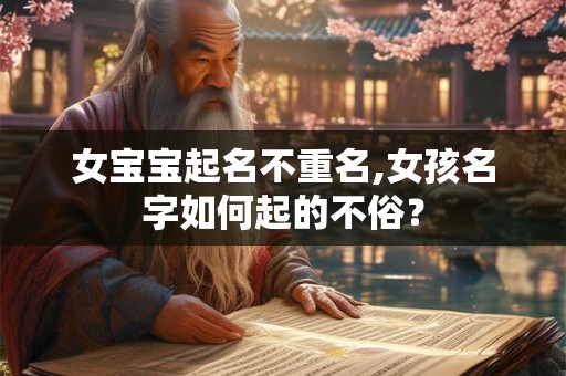 女宝宝起名不重名,女孩名字如何起的不俗？