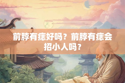 前脖有痣好吗？前脖有痣会招小人吗？