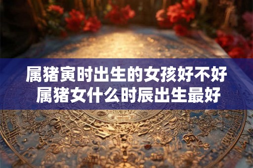 属猪寅时出生的女孩好不好 属猪女什么时辰出生最好