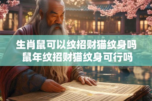 生肖鼠可以纹招财猫纹身吗 鼠年纹招财猫纹身可行吗