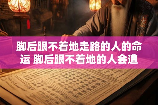脚后跟不着地走路的人的命运 脚后跟不着地的人会遭遇什么命运
