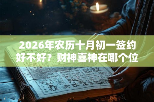 2026年农历十月初一签约好不好？财神喜神在哪个位置？