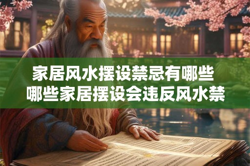 家居风水摆设禁忌有哪些 哪些家居摆设会违反风水禁忌