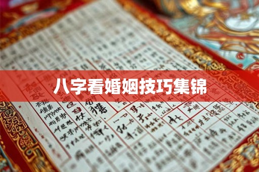 八字看婚姻技巧集锦