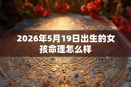 2026年5月19日出生的女孩命理怎么样