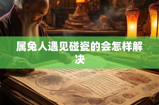 属兔人遇见碰瓷的会怎样解决 属兔人遇见碰瓷的会怎样解决