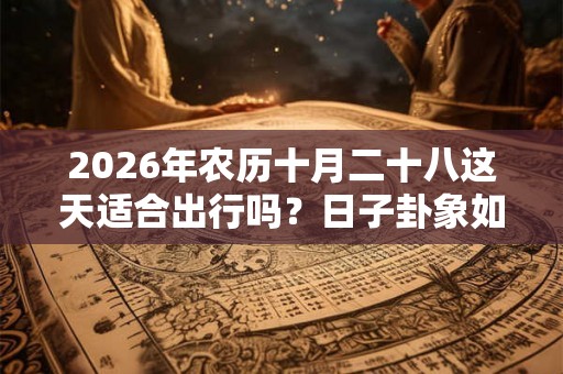 2026年农历十月二十八这天适合出行吗?日子卦象如何? 2026年农历十月二十八这天适合出行吗?日子卦象如何?