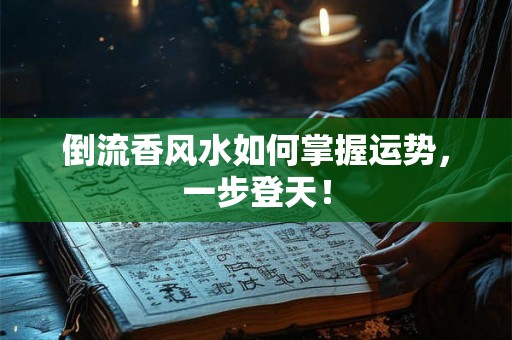 倒流香风水如何掌握运势，一步登天！