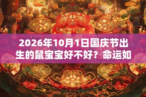 2026年10月1日国庆节出生的鼠宝宝好不好？命运如何？