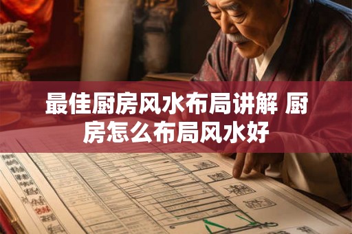 最佳厨房风水布局讲解 厨房怎么布局风水好