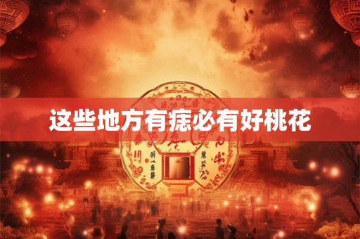这些地方有痣必有好桃花