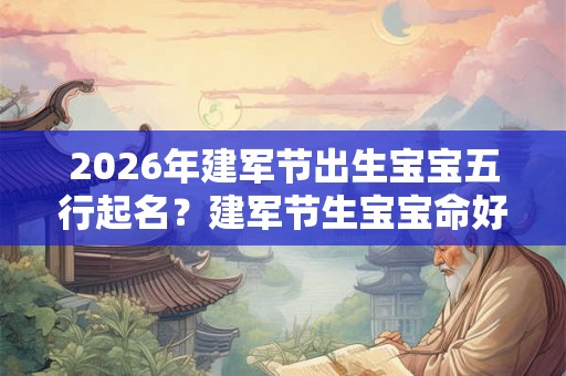 2026年建军节出生宝宝五行起名？建军节生宝宝命好不好？