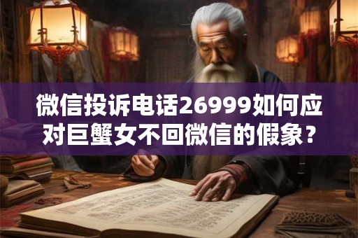 微信投诉电话26999如何应对巨蟹女不回微信的假象？