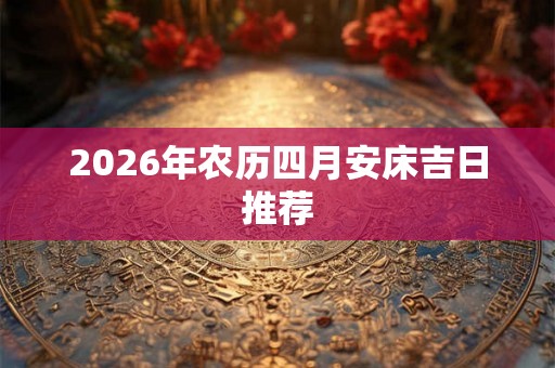 2026年农历四月安床吉日推荐