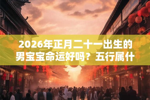 2026年正月二十一出生的男宝宝命运好吗？五行属什么