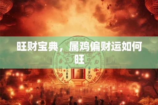 旺财宝典，属鸡偏财运如何旺