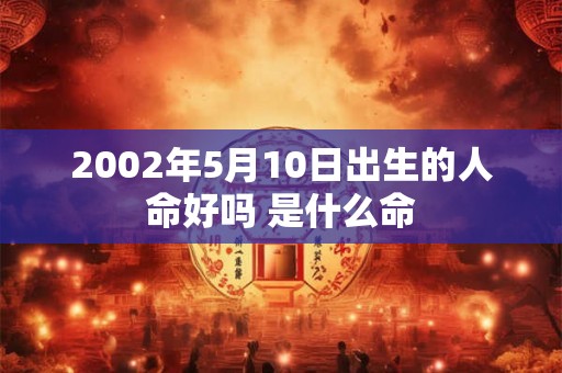 2002年5月10日出生的人命好吗 是什么命