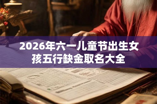 2026年六一儿童节出生女孩五行缺金取名大全