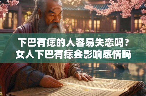 下巴有痣的人容易失恋吗?女人下巴有痣会影响感情吗? 下巴有痣的人容易失恋吗?女人下巴有痣会影响感情吗?