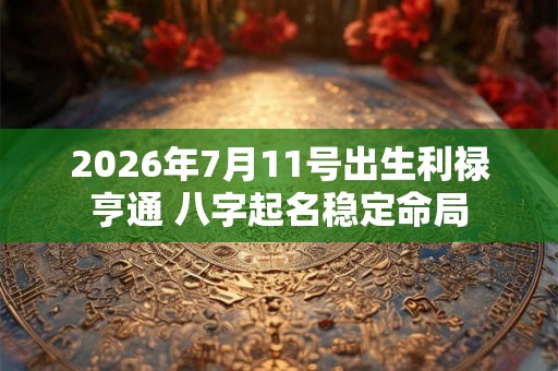 2026年7月11号出生利禄亨通 八字起名稳定命局 2026年7月11号出生利禄亨通 八字起名稳定命局