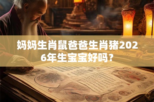 妈妈生肖鼠爸爸生肖猪2026年生宝宝好吗? 妈妈生肖鼠爸爸生肖猪2026年生宝宝好吗?