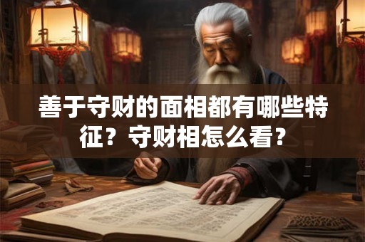 善于守财的面相都有哪些特征？守财相怎么看？