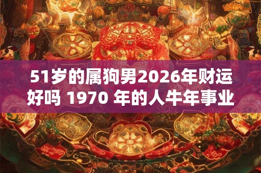 51岁的属狗男2026年财运好吗 1970 年的人牛年事业运