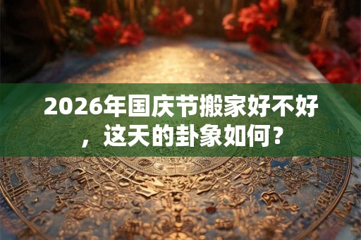 2026年国庆节搬家好不好，这天的卦象如何？
