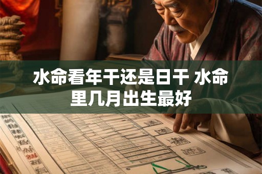 水命看年干还是日干 水命里几月出生最好