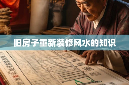 旧房子重新装修风水的知识 旧房子重新装修风水的知识