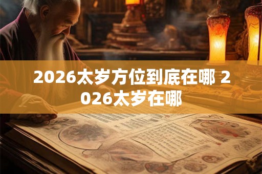 2026太岁方位到底在哪 2026太岁在哪 2026太岁方位到底在哪 2026太岁在哪