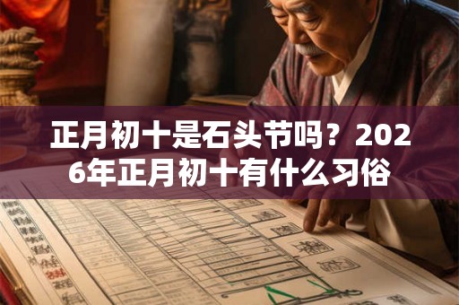 正月初十是石头节吗？2026年正月初十有什么习俗