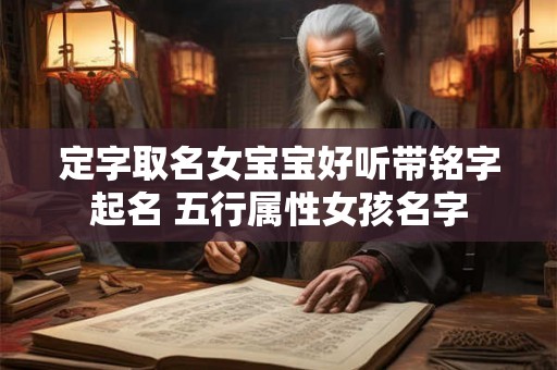 定字取名女宝宝好听带铭字起名 五行属性女孩名字