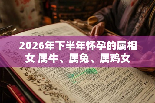 2026年下半年怀孕的属相女 属牛、属兔、属鸡女 2026年下半年怀孕的属相女 属牛、属兔、属鸡女