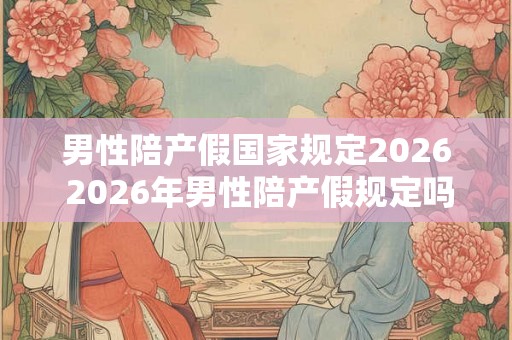 男性陪产假国家规定2026 2026年男性陪产假规定吗 男性陪产假国家规定2026 2026年男性陪产假规定吗