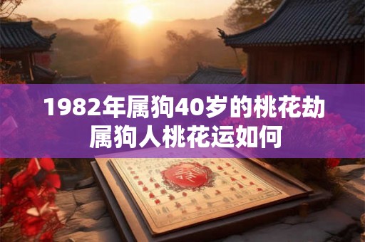 1982年属狗40岁的桃花劫 属狗人桃花运如何