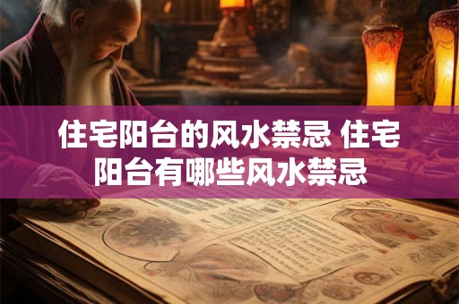 住宅阳台的风水禁忌 住宅阳台有哪些风水禁忌