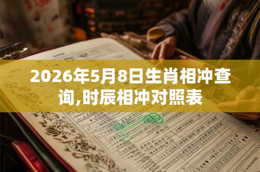 2026年5月8日生肖相冲查询,时辰相冲对照表