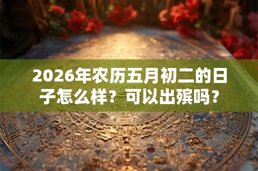 2026年农历五月初二的日子怎么样?可以出殡吗? 2026年农历五月初二的日子怎么样?可以出殡吗?