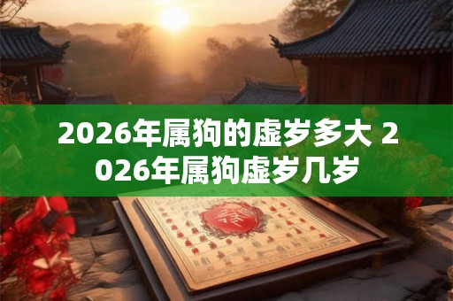 2026年属狗的虚岁多大 2026年属狗虚岁几岁