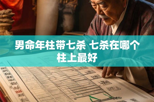 男命年柱带七杀 七杀在哪个柱上最好 男命年柱带七杀 七杀在哪个柱上最好