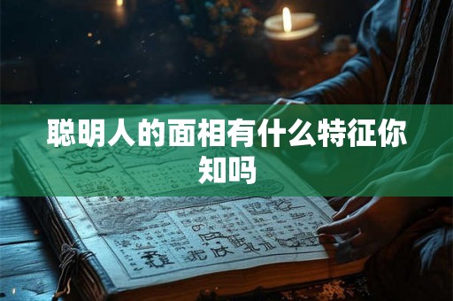 聪明人的面相有什么特征你知吗