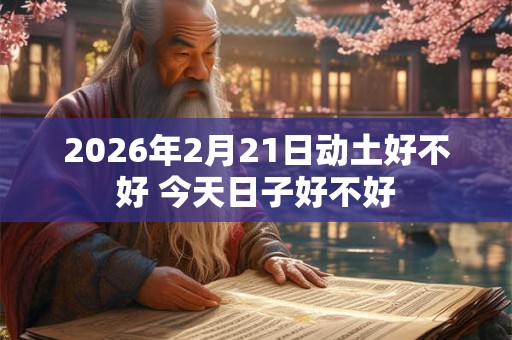 2026年2月21日动土好不好 今天日子好不好