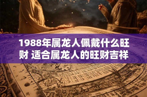 1988年属龙人佩戴什么旺财 适合属龙人的旺财吉祥物