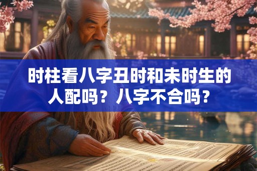 时柱看八字丑时和未时生的人配吗？八字不合吗？