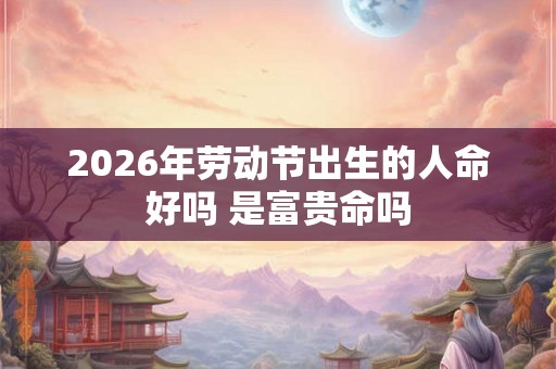 2026年劳动节出生的人命好吗 是富贵命吗