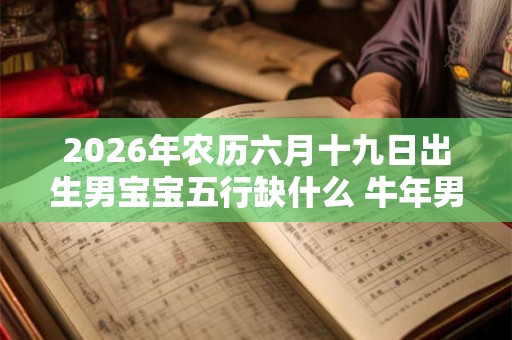 2026年农历六月十九日出生男宝宝五行缺什么 牛年男孩名字推荐