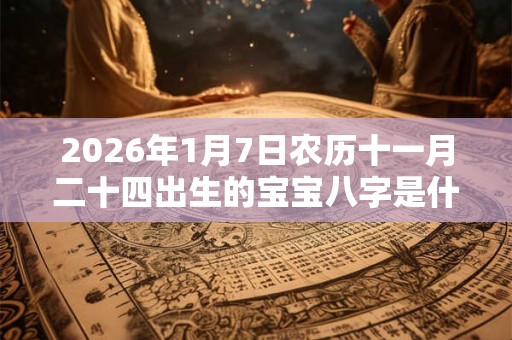 2026年1月7日农历十一月二十四出生的宝宝八字是什么