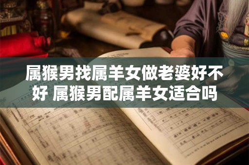 属猴男找属羊女做老婆好不好 属猴男配属羊女适合吗