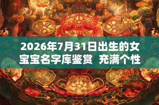 2026年7月31日出生的女宝宝名字库鉴赏 充满个性的名字 2026年7月31日出生的女宝宝名字库鉴赏 充满个性的名字